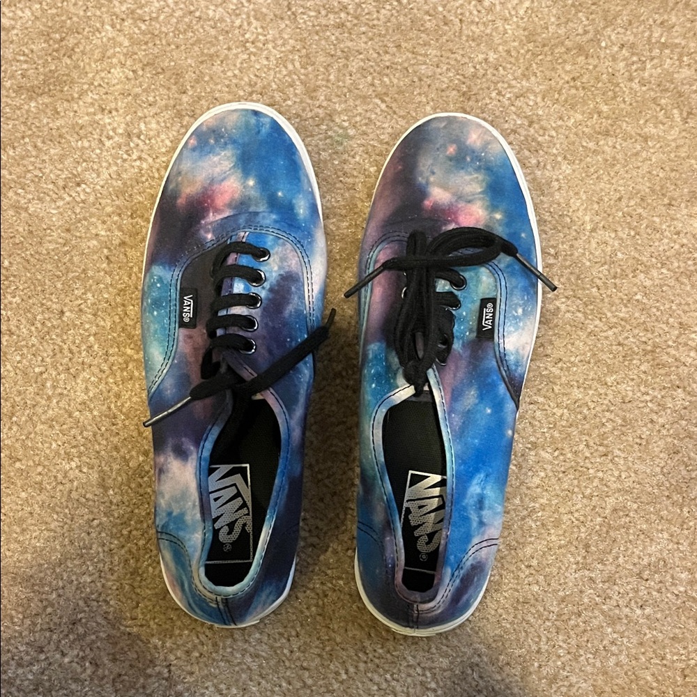 Vans Galaxy Blue and Purple Sneakers